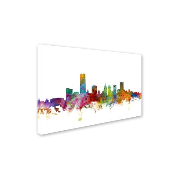 Michael Tompsett 'Oklahoma City Skyline' Canvas Art,30x47